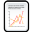 Document Line Chart Icon 32x32 png